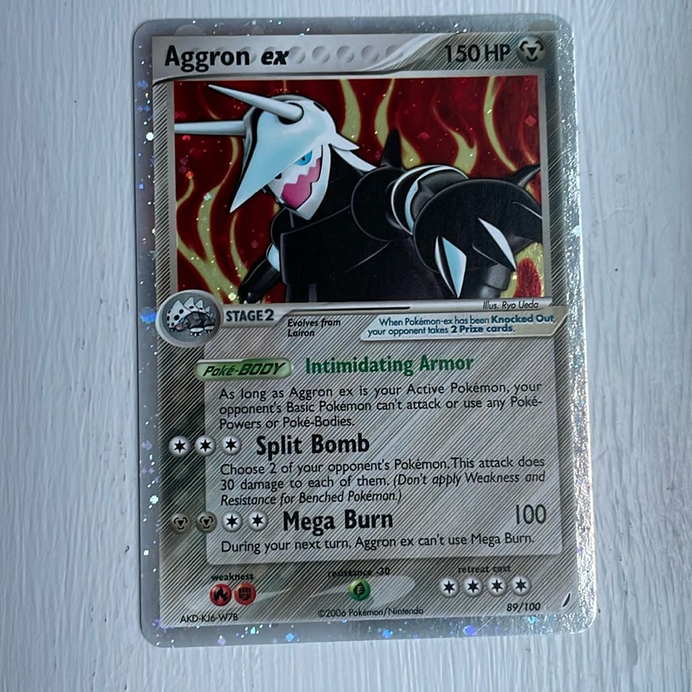 Aggron ex Pokémon card